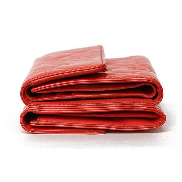 アイコン ウォレット レディース ファッション エナメル 女性 財布 オシャレ Sprice08 オレンジ Wホック 二つ折り財布 おしゃれ シャネル Chanel 二つ折り財布 中古 Sprice08 Bla R Kリサイクルキング店