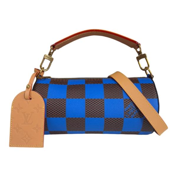ルイヴィトン ダミエ ショルダーバッグ 正規品 LOUIS VUITTON（ルイ・ヴィトン） ソフト・ポロションPM ダミエ
