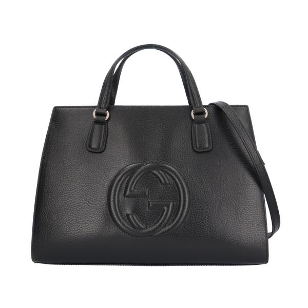 GUCCI（グッチ） ソーホー ショルダーバッグ レザー 607721 ブラック