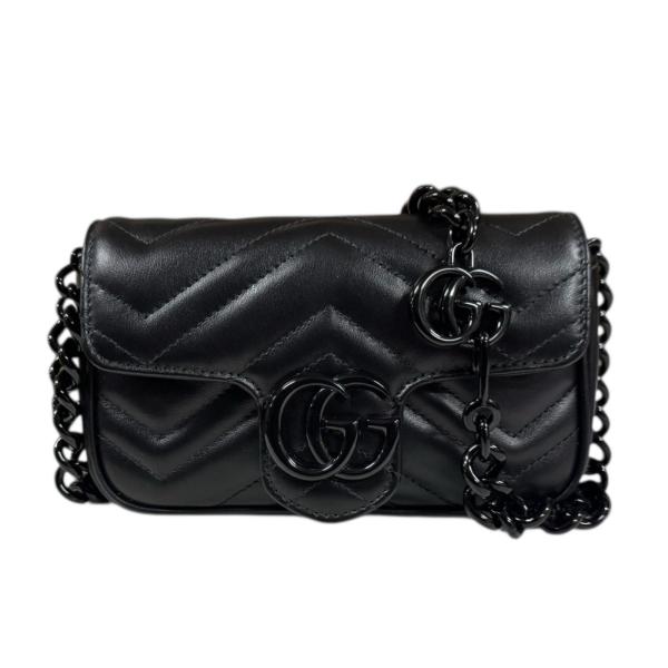 GUCCI（グッチ） GGマーモント ショルダーバッグ 699757 ブラック