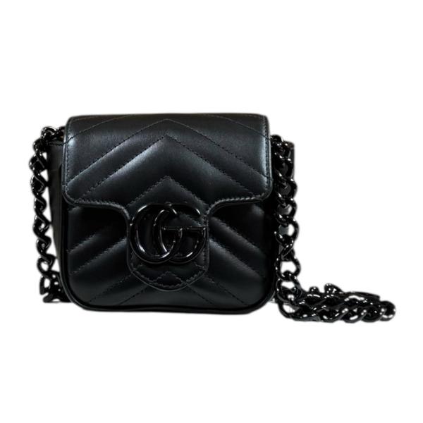 GUCCI（グッチ） ミニポシェット GGマーモント ショルダーバッグ