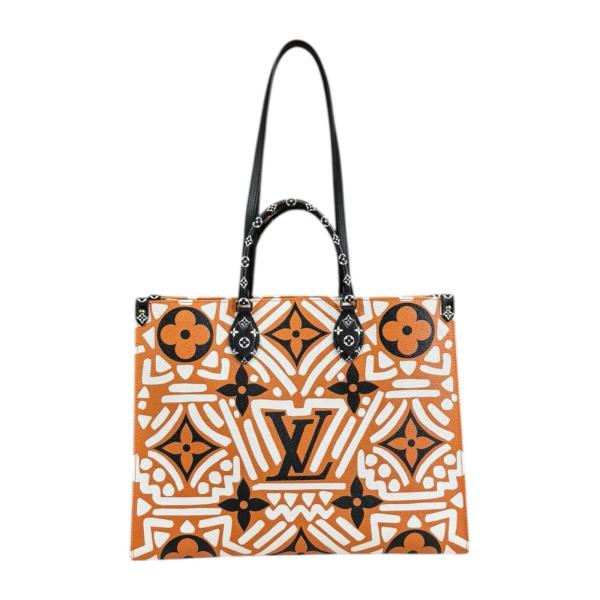 LOUIS VUITTON ルイ・ヴィトン オンザゴーGM M45359 ショルダーバッグ モノグラムキャンバス オレンジ レディース グラフティ【中古】【送料無料】 LOUIS VUITTON - LOUIS VUITTON ルイ・ヴィトン オンザゴーGM M45359