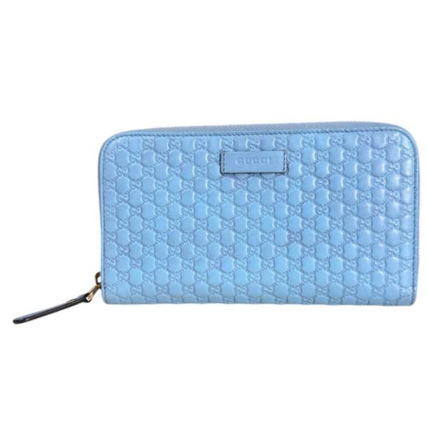 GUCCI（グッチ） マイクログッチシマ 長財布 レザー 449391 レディース
