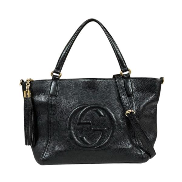 GUCCI（グッチ） ソーホー ショルダーバッグ レザー 369176 ブラック