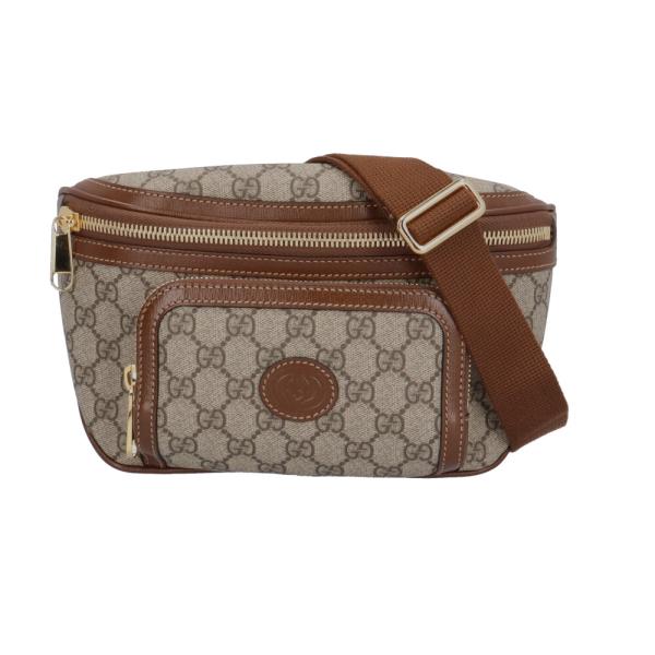 美品！GUCCI グッチ GGスプリーム ベルトバッグボディバッグ 450956 GUCCI（グッチ） GGラージベルトバッグ GGスプリーム ボディバッグ GG