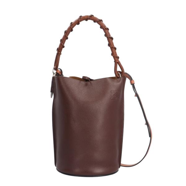 LOEWE（ロエベ） ゲートバケット ショルダーバッグ レザー ブラウン
