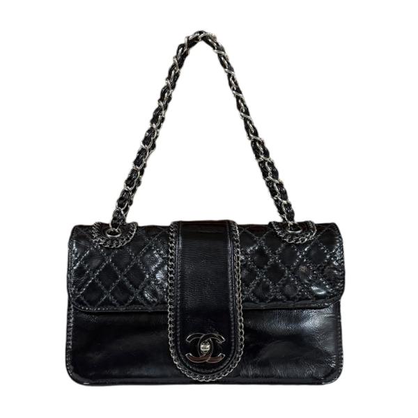 最後の最終大大値引き、レア❣️希少シャネルパテントショルダーバッグ CHANEL（シャネル） ラグジュアリー ショルダーバッグ パテントレザー