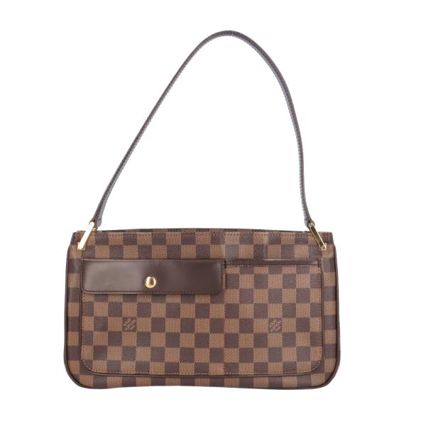 ルイヴィトン オーバーニュ ダミエ ショルダーバッグ ダミエキャンバス N51129 ブラウン レディース LOUIS VUITTON  中古 LOUIS VUITTON ルイヴィトン オーバーニュ ダミエ ショルダーバッグ
