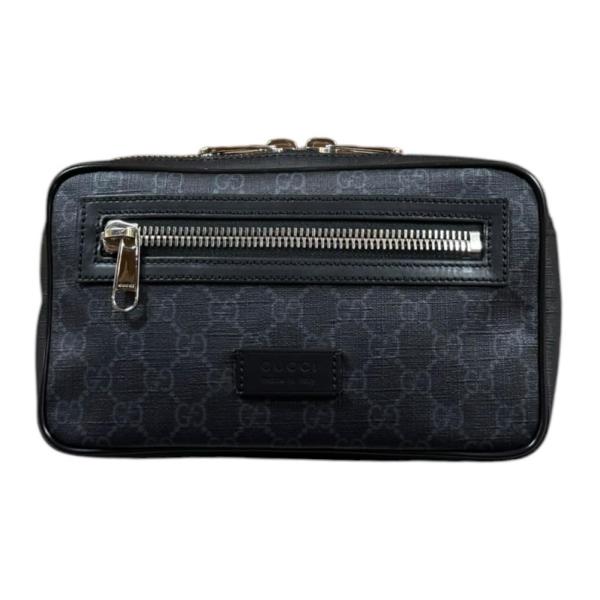 美品 GUCCI シマレザー GG ボディバッグ シェリーライン グッチ GUCCI（グッチ） シェリーライン ボディバッグ GGスプリームキャンバス