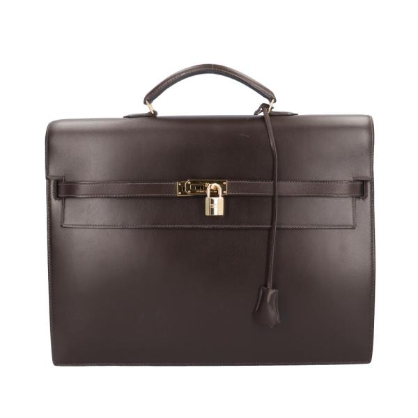 美品✨エルメス　ケリーデペッシュ38 ビジネス　ブリーフケース　キャメル エルメス ケリーデペッシュ38 エプソン/エタン シルバー金具 ブリーフ