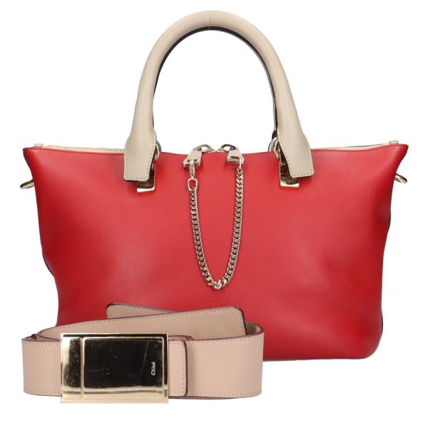 Chloe（クロエ） ベイリー ショルダーバッグ レザー レッド レディース