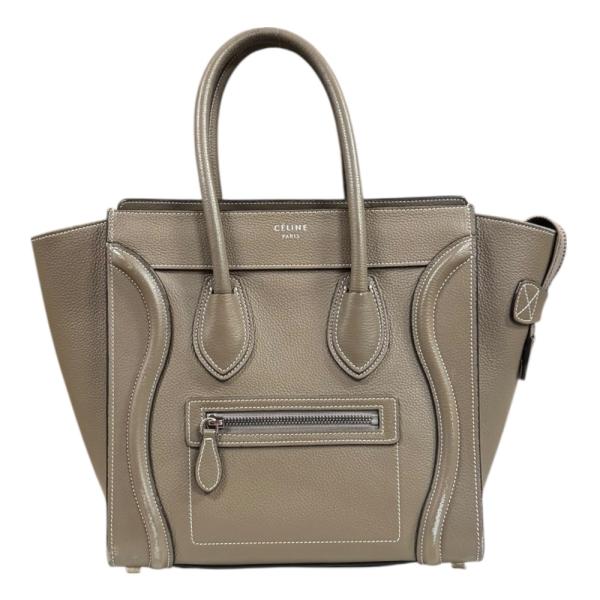 CELINE ハンドバッグ グレー ショルダーストラップ付き CELINE - セリーヌ / CELINE トリオンフ チェーン ショルダー