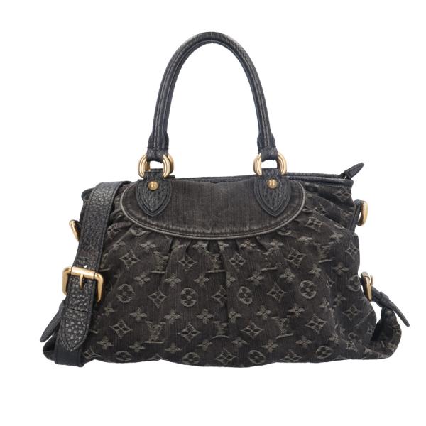 ルイヴィトン ネオカヴィMM モノグラムデニム ショルダーバッグ モノグラムデニム M95351 ブラック レディース LOUIS VUITTON  中古 R&Kリサイクルキング LOUIS VUITTON（ルイ・ヴィトン） ネオカヴィMM モノグラムデニム