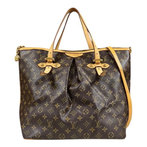 ルイ・ヴィトン LOUIS VUITTON パレルモGM ショルダーバッグ バッグ PVCコーティングキャンバス レザー モノグラム レディース ブラウン系 M40146 【中古】 LOUIS VUITTON（ルイ・ヴィトン） パレルモGM モノグラム ショルダー