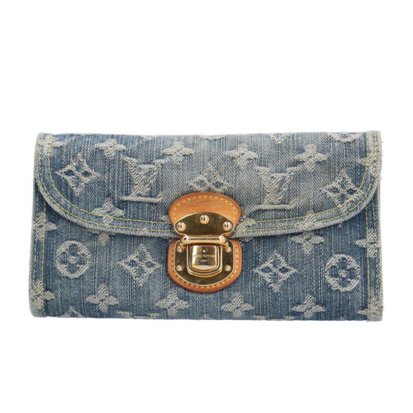 ルイヴィトン モノグラム デニム ポルトフォイユ アメリア 長財布 LOUIS VUITTON（ルイ・ヴィトン） ポルトフォイユ・アメリア