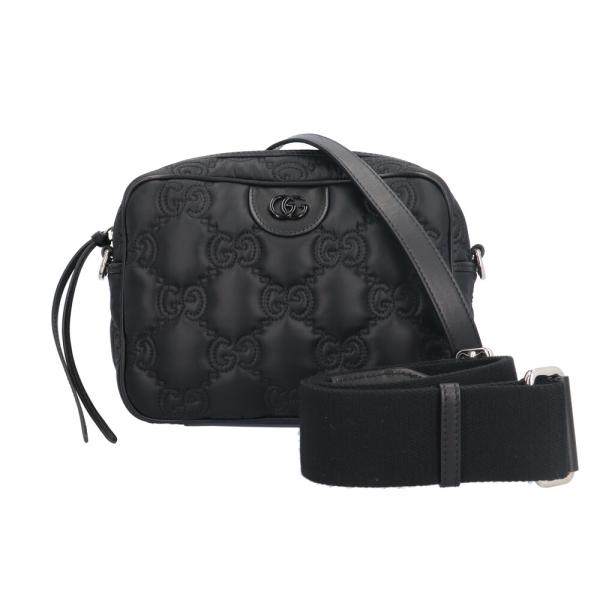 未使用品 GUCCI グッチ GGマトラッセ レザー スモールバッグ 702234 GGマトラッセ ブラック レディース GUCCI - 未使用品 GUCCI グッチ GGマトラッセ レザー スモールバッグ