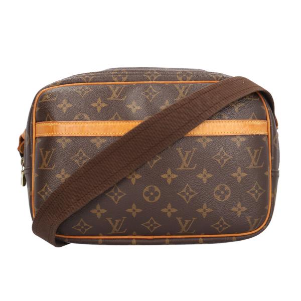 ルイヴィトン リポーターPM モノグラムキャンバス 茶 M45254 LOUIS VUITTON（ルイ・ヴィトン） リポーターPM モノグラム ショルダー