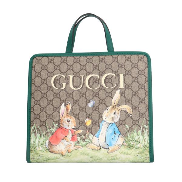 GUCCI（グッチ） ピーターラビットコラボ GGスプリーム トートバッグ