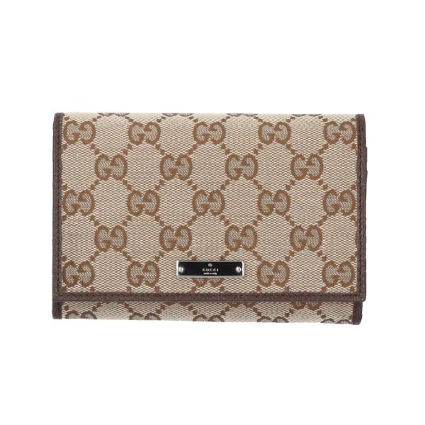 GUCCI グッチ 二つ折り財布 GGキャンバス 154258 ユニセックス