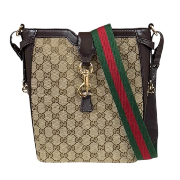GUCCI グッチ ミディアム バケットバッグ ショルダーバッグ GG
