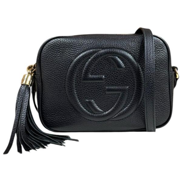 新品未使用 グッチ ソーホー レザー スモール ディスコバッグ ブラック GUCCI（グッチ） スモール ディスコバッグ ソーホー ショルダーバッグ