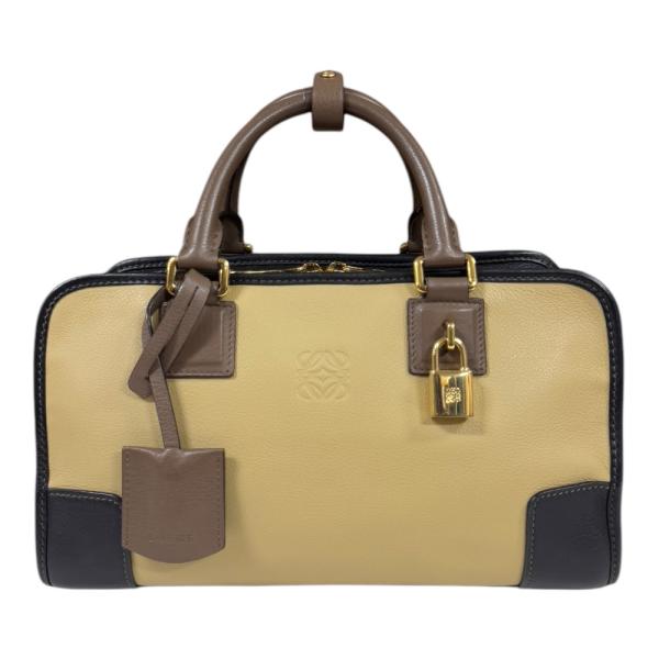 LOEWE（ロエベ） アマソナ28 ハンドバッグ レザー 352.69LA03 ベージュ