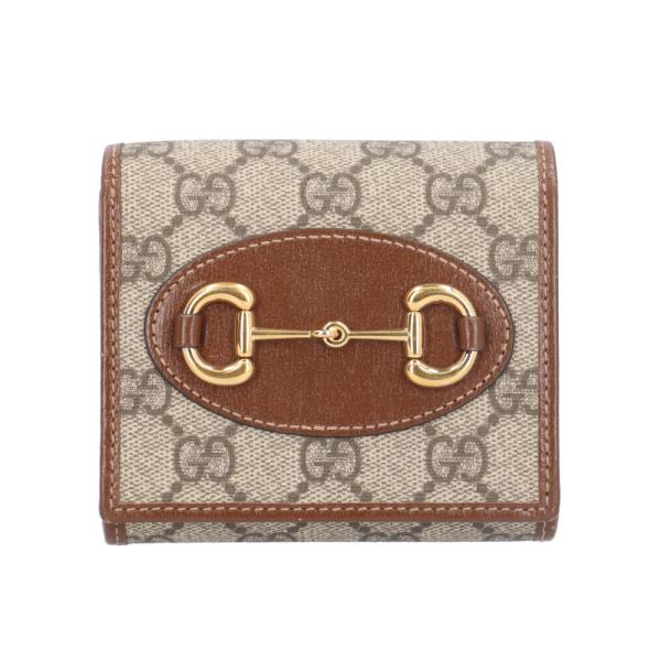 き*ん様 箱付き✨GUCCI✨グッチ✨財布✨ホースビット✨GGスプリーム✨シェリ GUCCI（グッチ） ホースビット1995 二つ折り財布 GGスプリーム