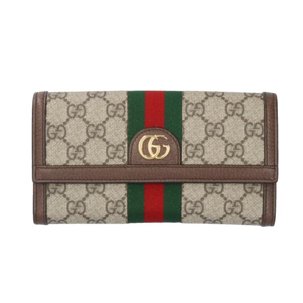 GUCCI（グッチ） GG コンチネンタルウォレット シェリーライン 長財布