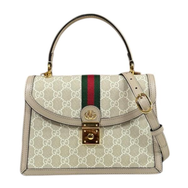 グッチ オフィディア ショルダーバッグ GGスプリームキャンバス 651055 ベージュ レディース GUCCI  中古 R&Kリサイクルキング GUCCI（グッチ） オフィディア ショルダーバッグ GGスプリーム