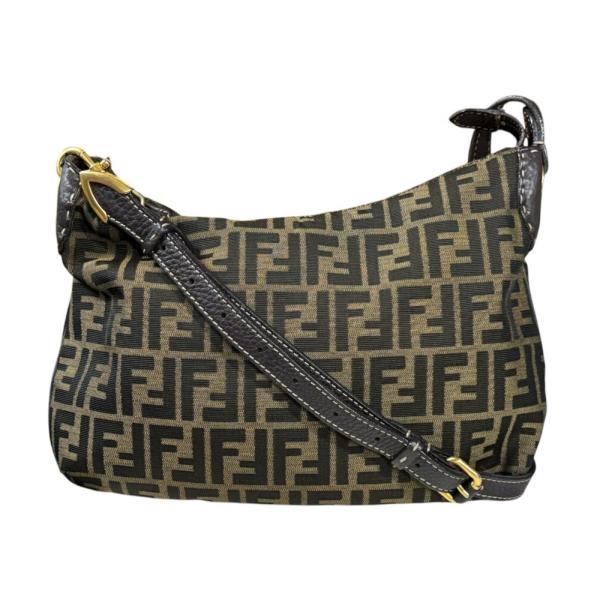 FENDI（フェンディ） ズッカ ショルダーバッグ キャンバス 8BT146