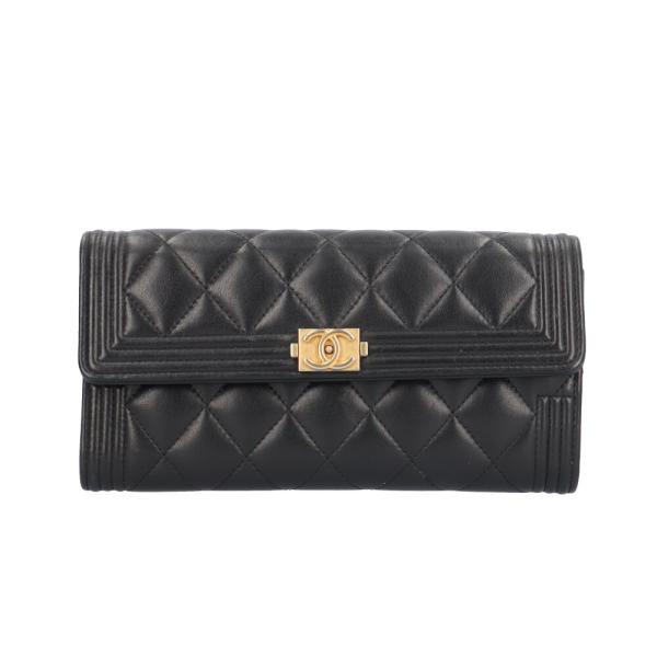 CHANEL（シャネル） ボーイシャネル 長財布 ラムスキン A80286