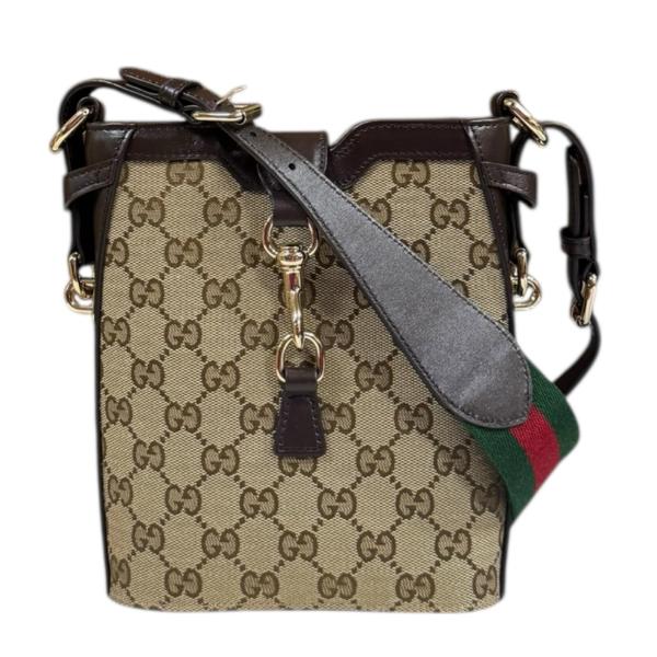 GUCCI グッチ GGシャドウミニバケットバッグ ショルダーバッグ GG