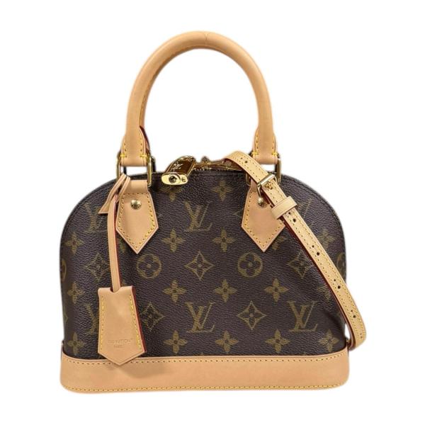 Louis Vuitton ショルダーバッグ ブラウンアルマbb美品 鑑定済み LOUIS VUITTON（ルイ・ヴィトン） アルマBB モノグラム ショルダー