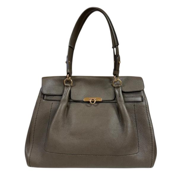 サルヴァトーレフェラガモ ガンチーニ ハンドバッグ レザー DH-21 D124