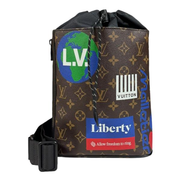 ルイ・ヴィトン チョーク・スリングバッグ ボディバッグ モノグラムシャドウ LOUIS VUITTON（ルイ・ヴィトン） チョークスリングバッグ モノグラム