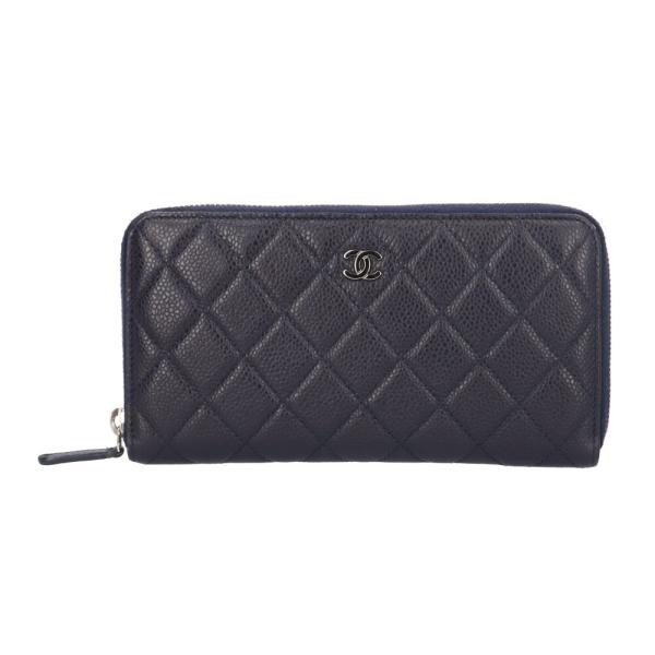 CHANEL（シャネル） マトラッセ 長財布 キャビアスキン レディース