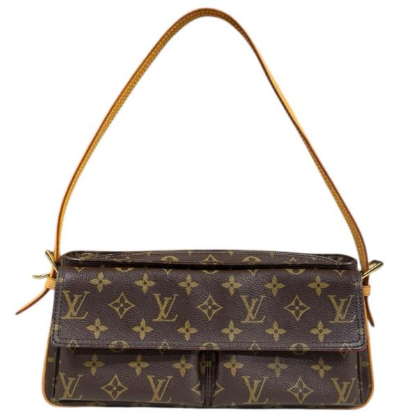 ルイヴィトン ヴィバシテMM モノグラム ショルダーバッグ モノグラムキャンバス M51164 ブラウン レディース LOUIS VUITTON  中古 LOUIS VUITTON（ルイ・ヴィトン） ヴィバシテMM モノグラム ショルダー