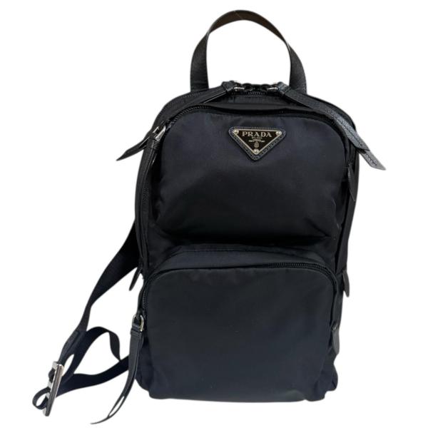 PRADA（プラダ） ボディバッグ ナイロン 1BZ026 ブラック ユニセックス
