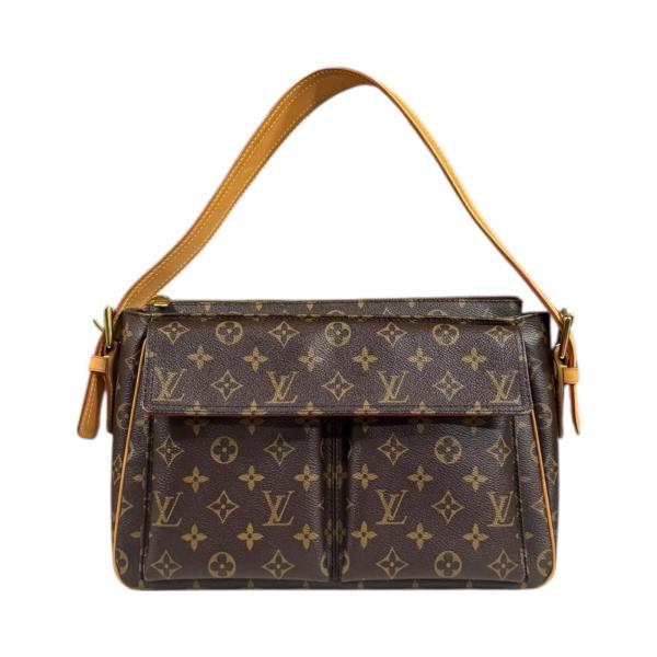 【価格改定】美品『USED』 LOUIS VUITTON ルイ・ヴィトン M51163 ショルダーバッグ モノグラムキャンバス ブラウン【中古】 LOUIS VUITTON（ルイ・ヴィトン） ヴィバシテGM モノグラム ショルダー