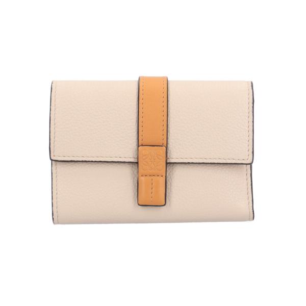 美品✨ロエベ スモール ヴァーティカル ウォレット 三つ折り財布 フローズン LOEWE（ロエベ） スモール ヴァーティカル ウォレット 三つ折り財布