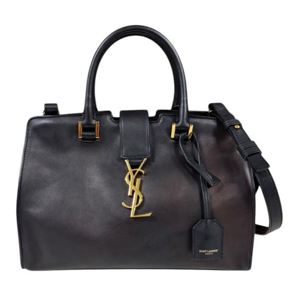 超美品SAINT LAURENT サンローラン ベイビーカバスレザー 黒 rk-y_brb02890000005133