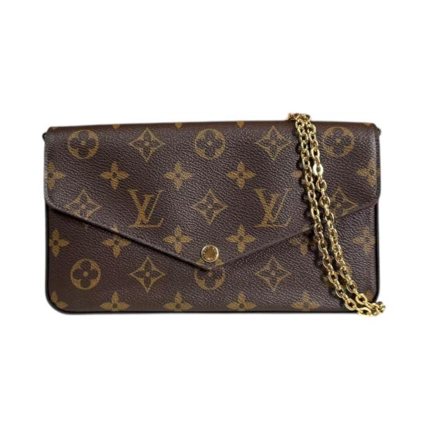 ✨美品✨ルイヴィトン ボディバッグ ユタ スィウ LVロゴ レザー ブラウン LOUIS VUITTON（ルイ・ヴィトン） ポシェットフェリシー ショルダー