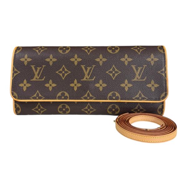 ルイヴィトン ポシェットツイン GM モノグラム ショルダーバッグ LOUIS VUITTON ルイヴィトン ポシェットツインGM モノグラム