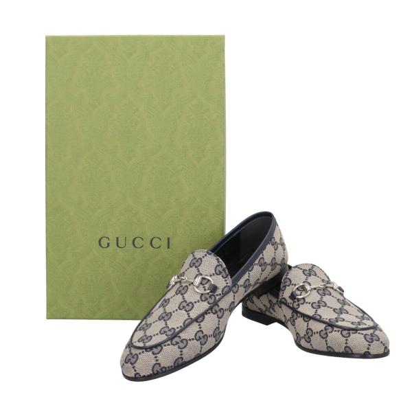 新品未使用 GUCCI ローファーGGキャンバス ホースビット 693213 GUCCI（グッチ） ホースビット ローファー GGキャンバス 693213