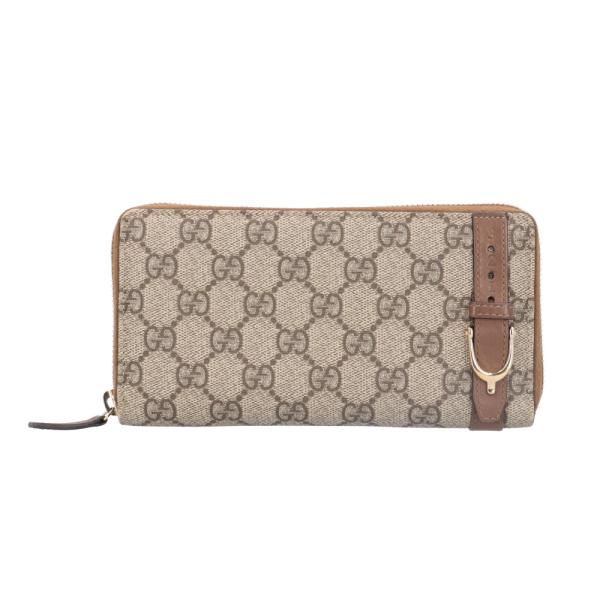 美品‼️ グッチ　GUCCI 財布　長財布　GGスプリーム　ラウンドファスナー GUCCI グッチ 財布 ラウンドファスナー長財布 レディース メンズ