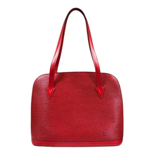 ルイ ヴィトン エピ リュサック トートバッグ ショルダーバッグ M52287 カスティリアンレッド レザー レディース LOUIS VUITTON 【中古】 LOUIS VUITTON（ルイ・ヴィトン） リュサック エピ ショルダーバッグ