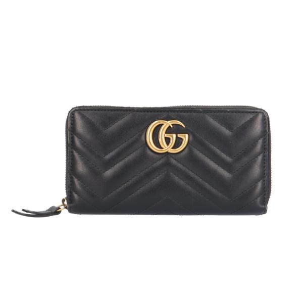 GUCCI（グッチ） ジップアラウンドウォレット GGマーモント 長財布