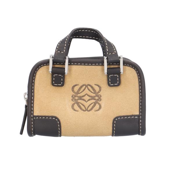 LOEWE（ロエベ） アマソナ マイクロミニ ポーチ スウェード レディース