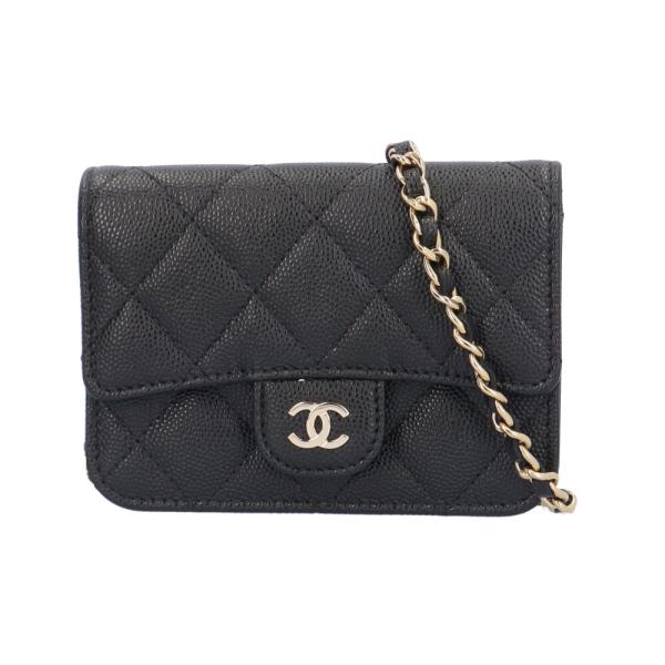 CHANEL シャネル マトラッセ ココマーク ショルダーバッグ キャビア