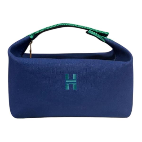 HERMES（エルメス） ブリッド・ア・ブラックGM ポーチ キャンバス